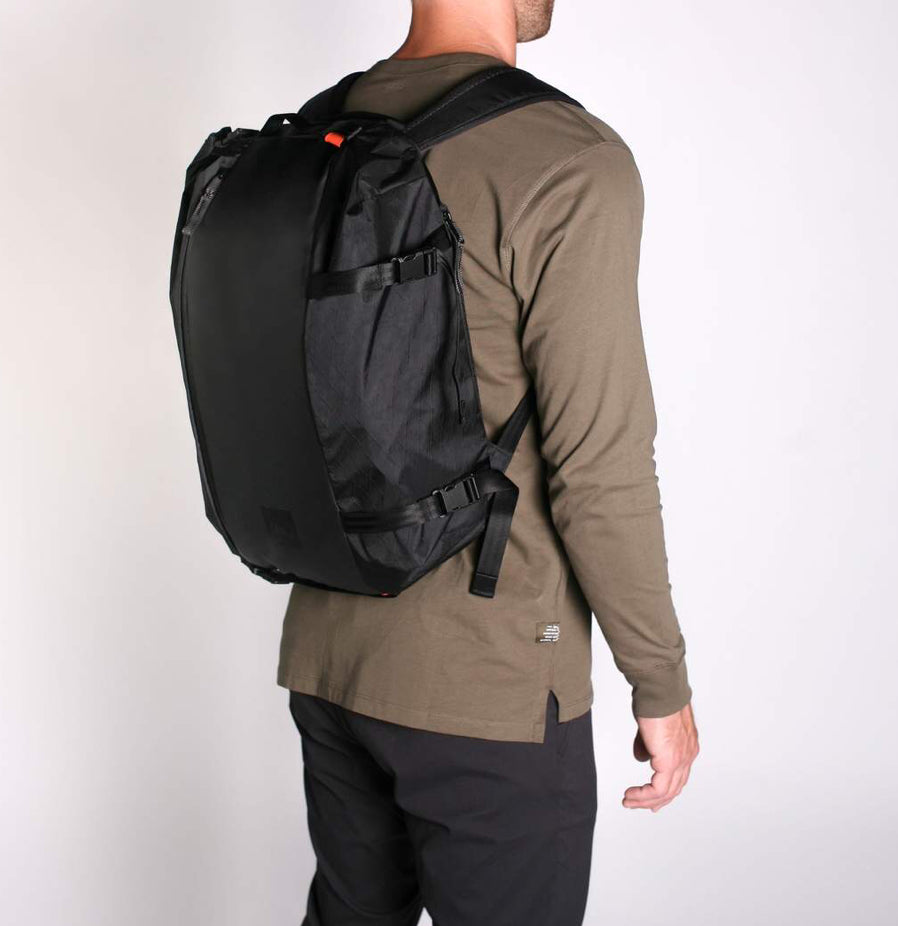 The Ultimate Wet/Dry Day Pack that was built to ram and jam - The Nomad Backpack was built for the day-tripper that stuffs their bag full of gear and hits the road. This bag has two main stuff compartments so you can divide and conquer with ease. With a YKK Aquaguard zip closure, the quick access dry storage compartment is the perfect place for your go-to essentials that need to stay dry and be available for quick access.