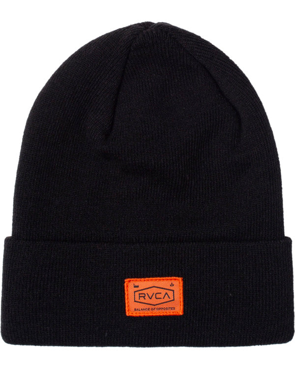 Chainmail Black RVCA Beanie