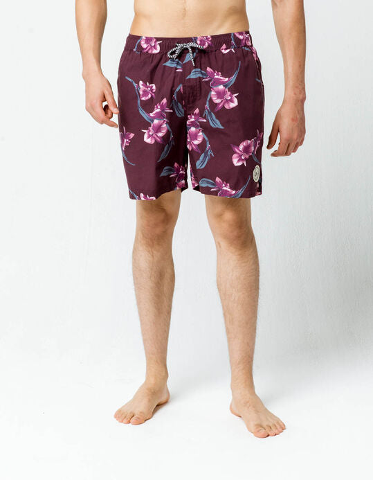 Seeker Volley Short - Burgundy
