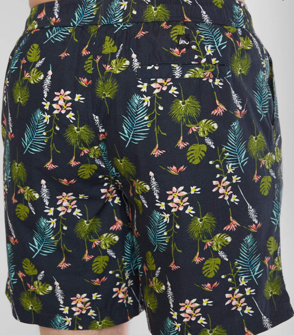 Seeker Volley Short Navy Jungle