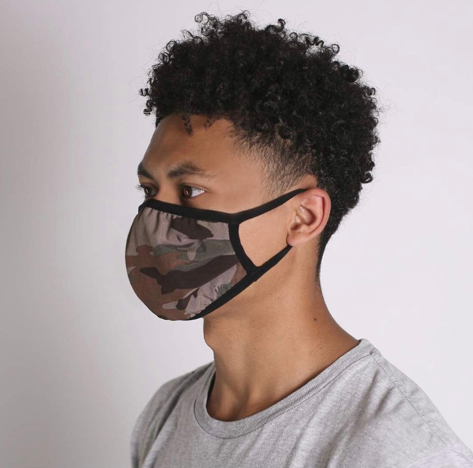 Everything Face Mask - Woodland Camo