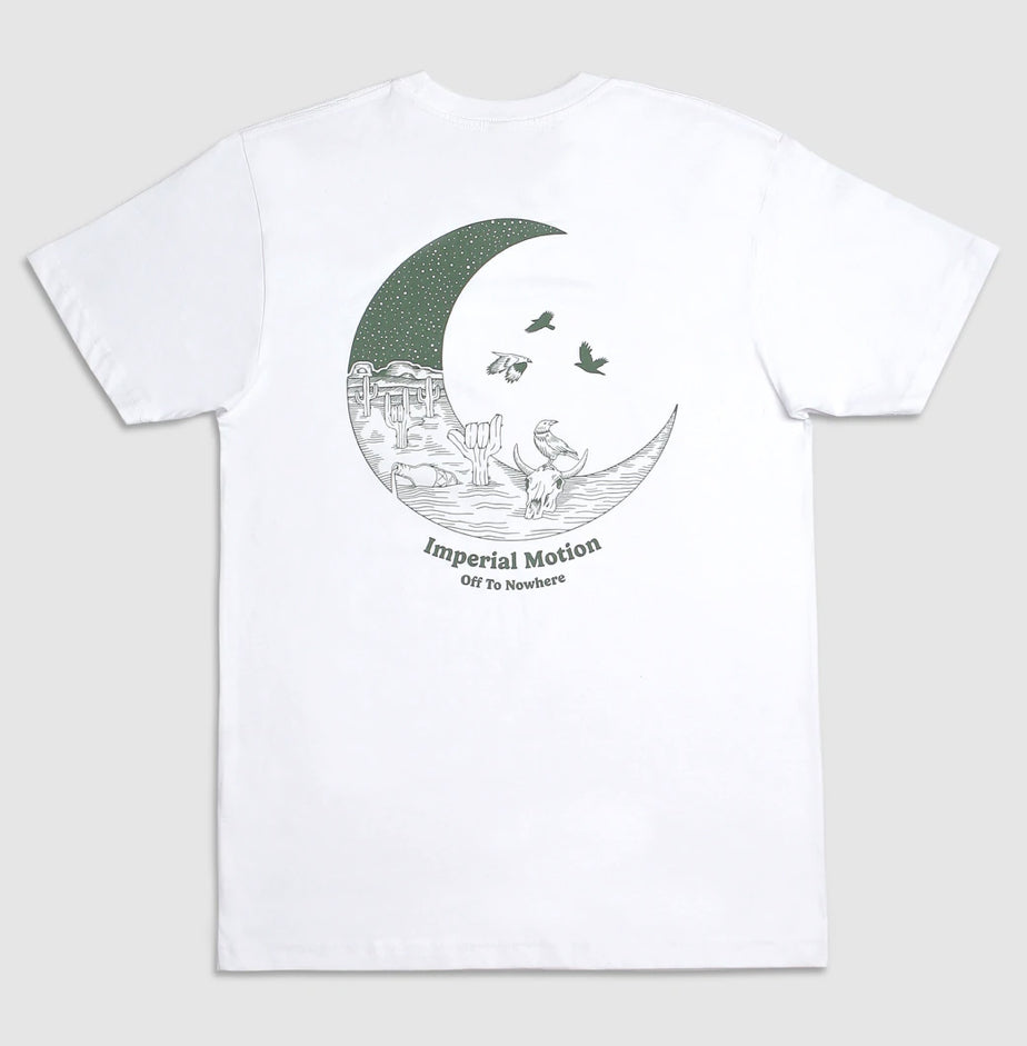 You can never go wrong with a crispy white t-shirt! Oh yeah, there is also a super cool design on the back! The Imperial Motion Premium Tees are exactly what they say, a premium, great quality tshirt with a simple design on the back.