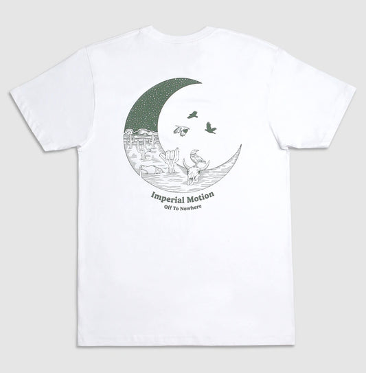 You can never go wrong with a crispy white t-shirt! Oh yeah, there is also a super cool design on the back! The Imperial Motion Premium Tees are exactly what they say, a premium, great quality tshirt with a simple design on the back.