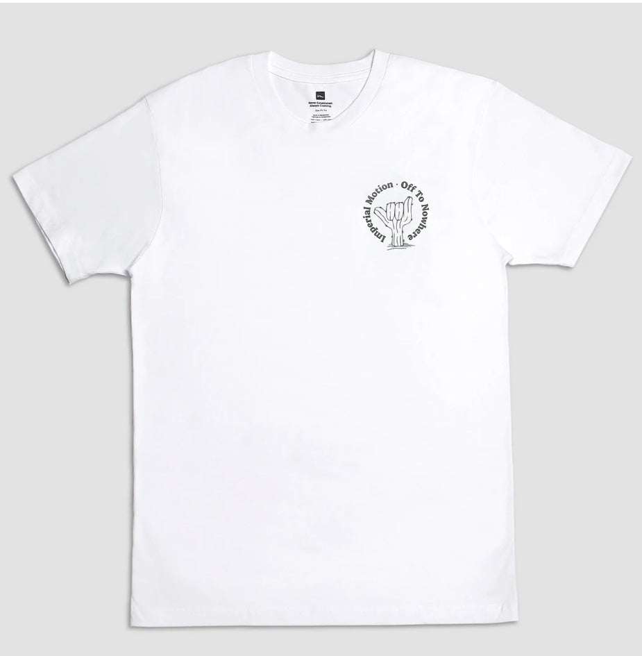 You can never go wrong with a crispy white t-shirt! Oh yeah, there is also a super cool design on the back! The Imperial Motion Premium Tees are exactly what they say, a premium, great quality tshirt with a simple design on the back.