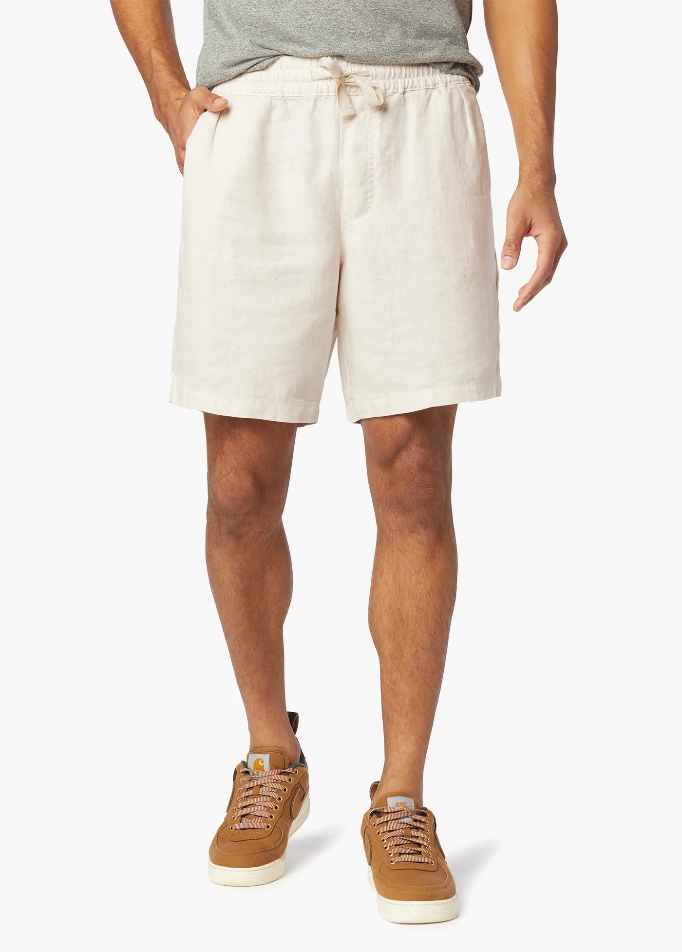 Linen Drawstring Shorts