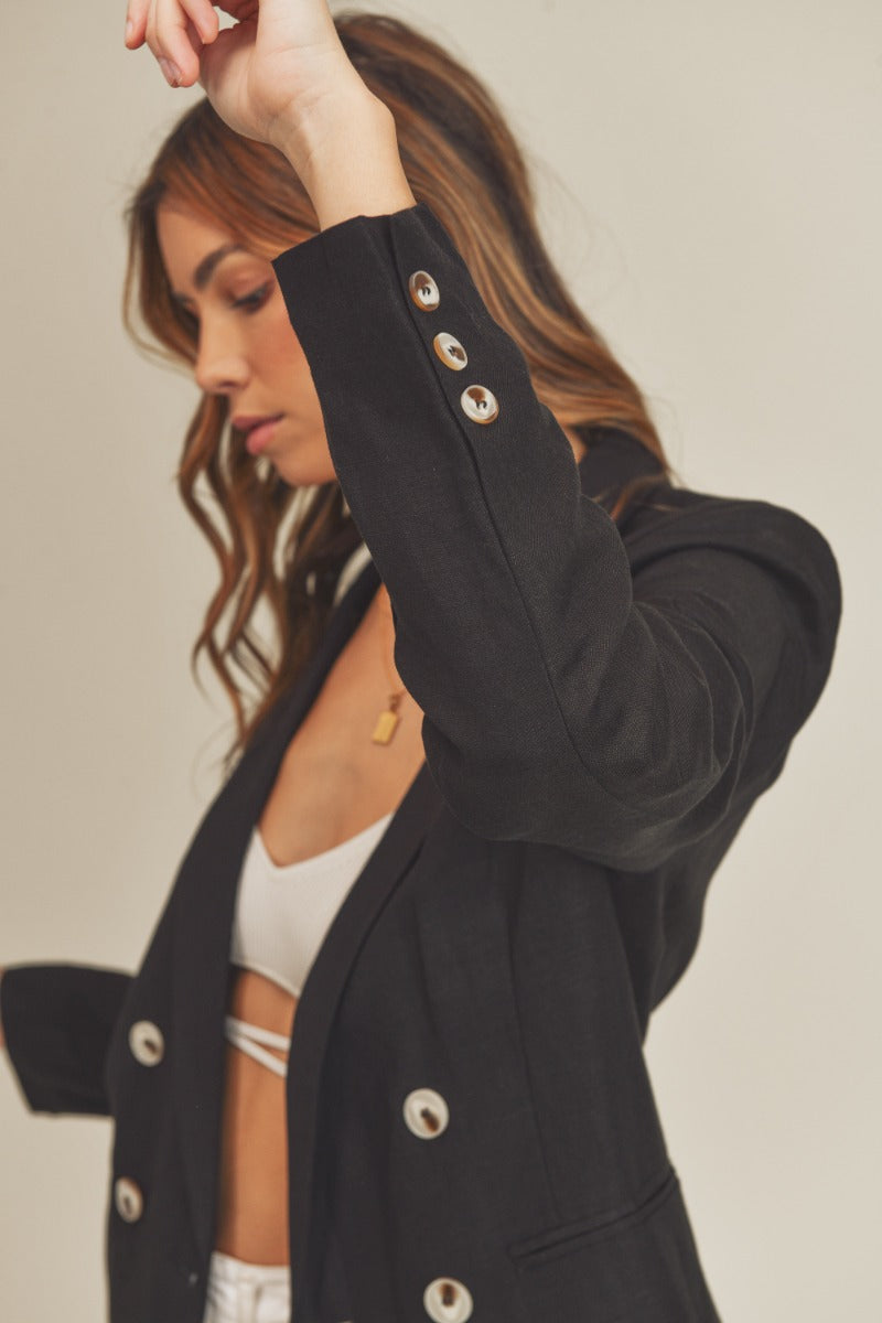 Linen Blazer Jacket