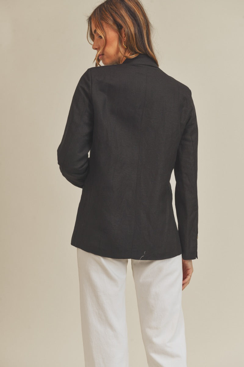 Linen Blazer Jacket