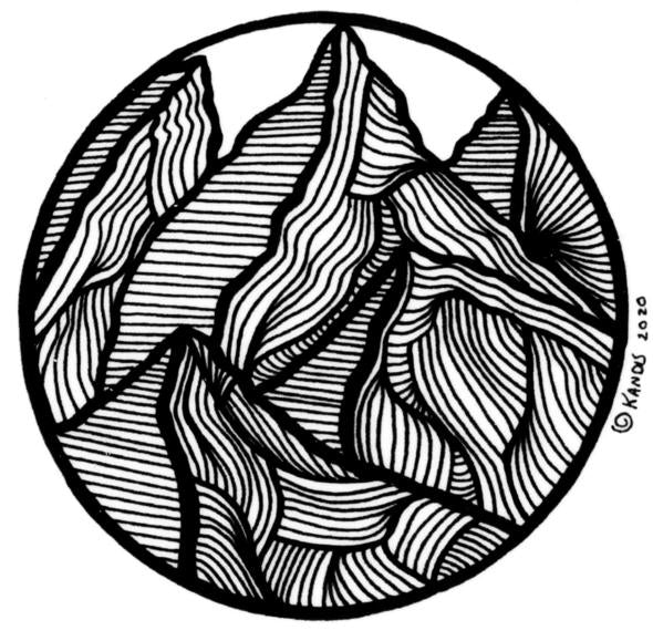 Circle Mt. Greeting Card