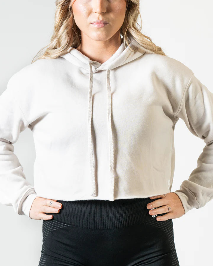 Steel Body Dynamic Crop Hoodie