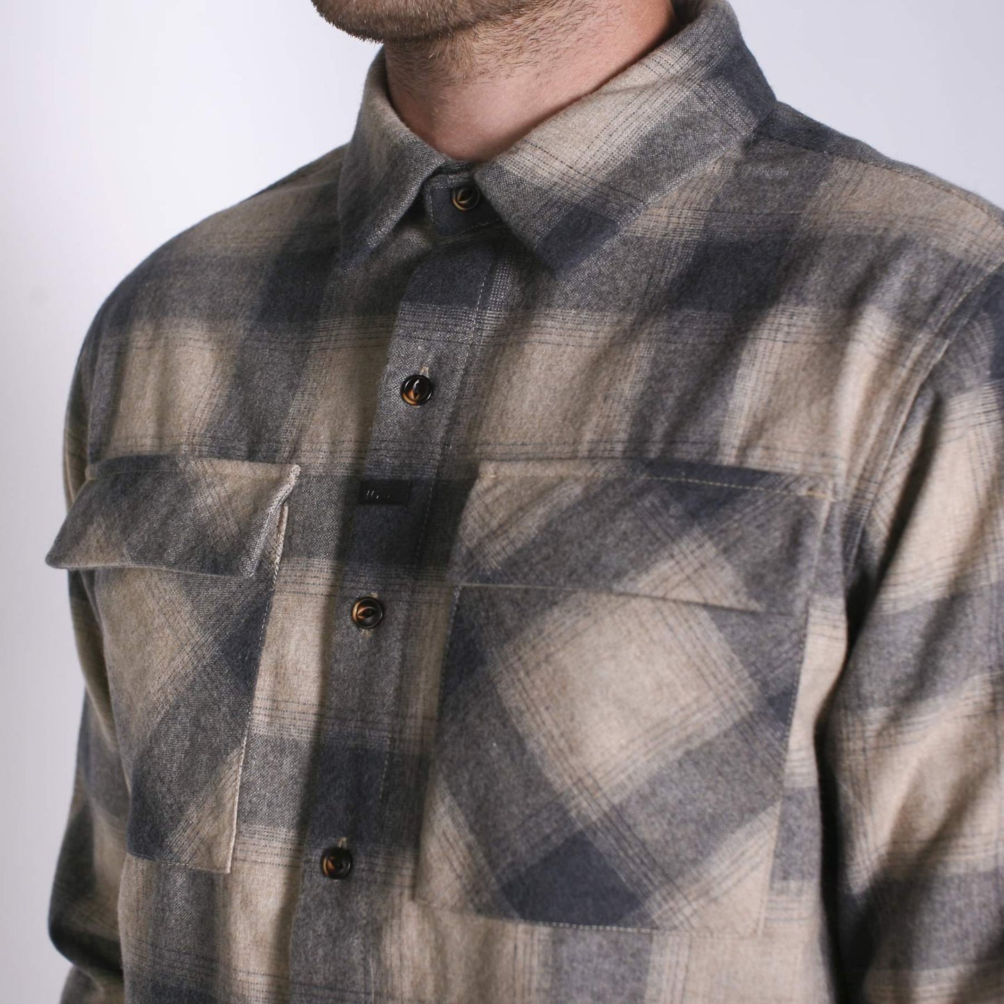 Winthrop Woolly Flannel Desert Coal Plaid