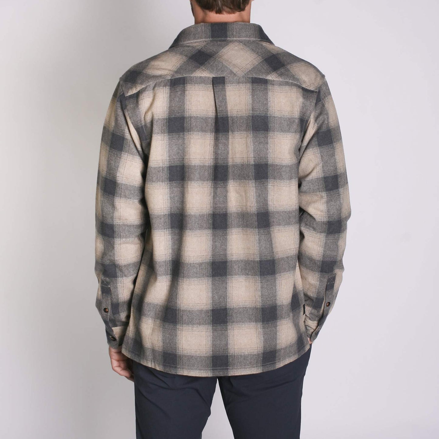 Winthrop Woolly Flannel Desert Coal Plaid