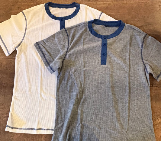 Waffle Knit short sleeve