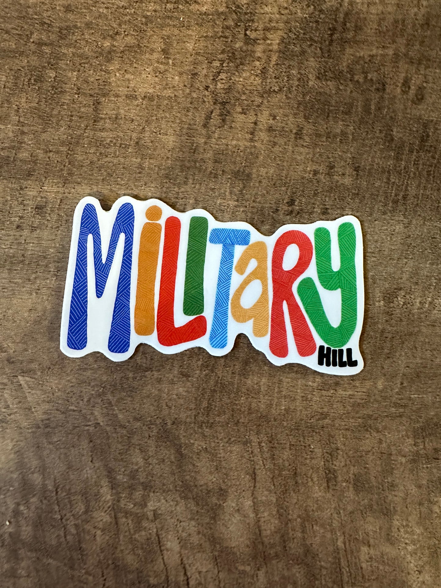 Military Hill Sticker