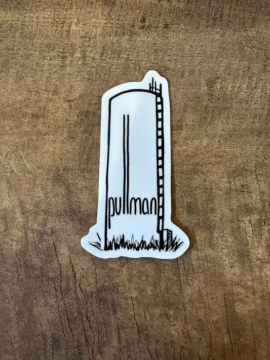 Pullman Water Tower Sticker