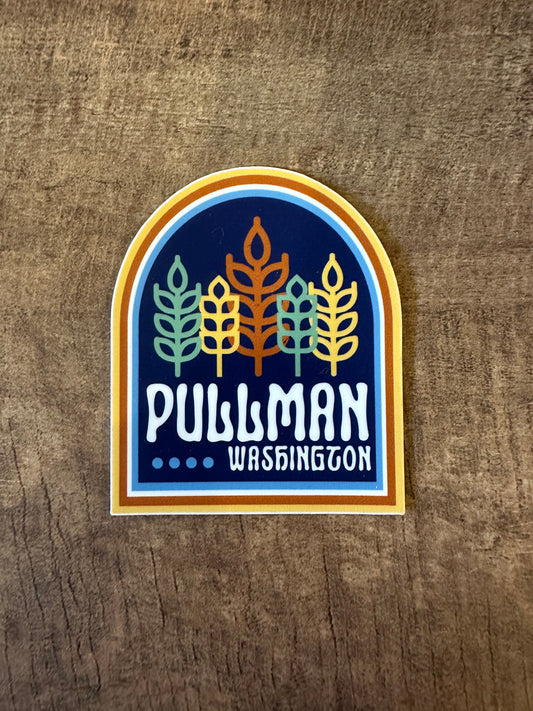 Pullman Wa Wheat Sticker