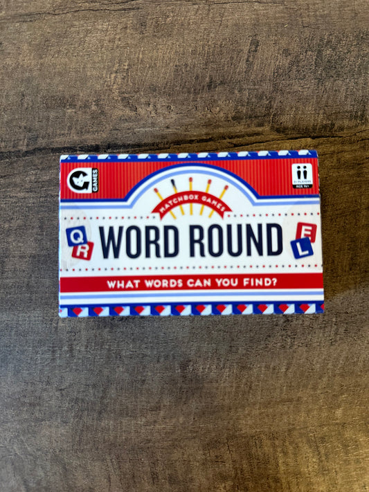Word Round Word Hunt Matchbox