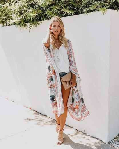 Patterned Summer Poncho