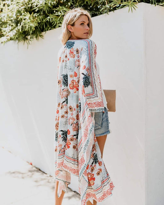 Patterned Summer Poncho