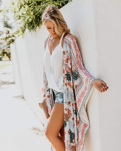 Patterned Summer Poncho