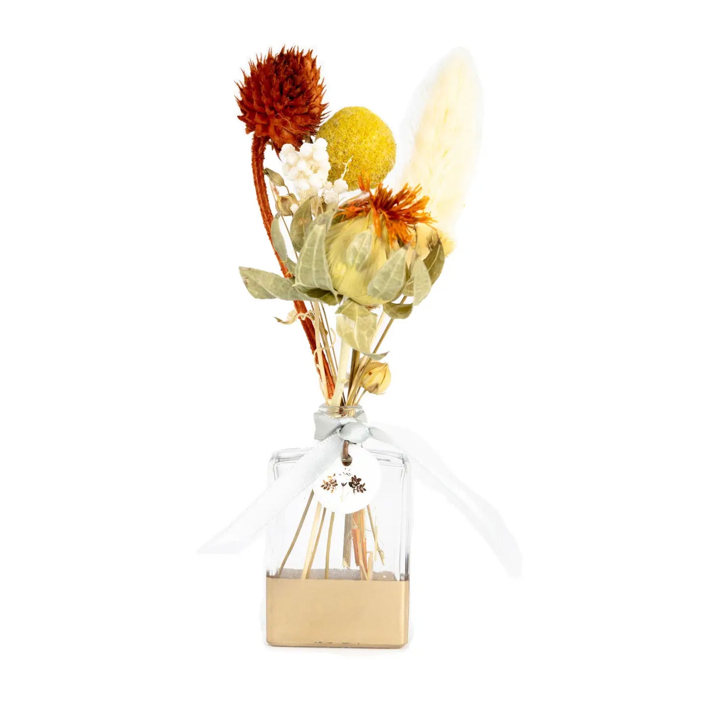 Yellow & Orange Mini Bouquet Dried Floral Arrangement