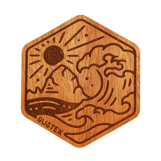 Rustek Collective - North Coast Wood Sticker