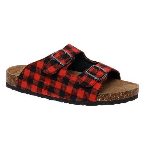 Outwoods- Plaid Slides