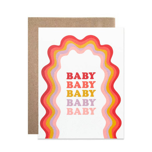 Baby Baby Rainbow Card