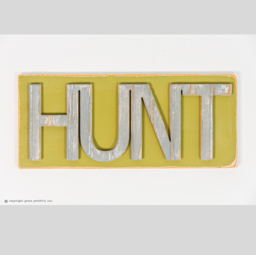 18” x 8" Hunt Word Wall Art