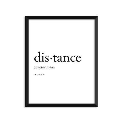 Distance Footnote