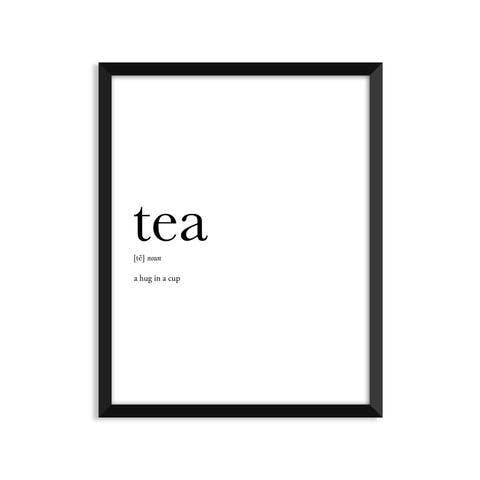 Footnotes - Tea - Everyday Art Print