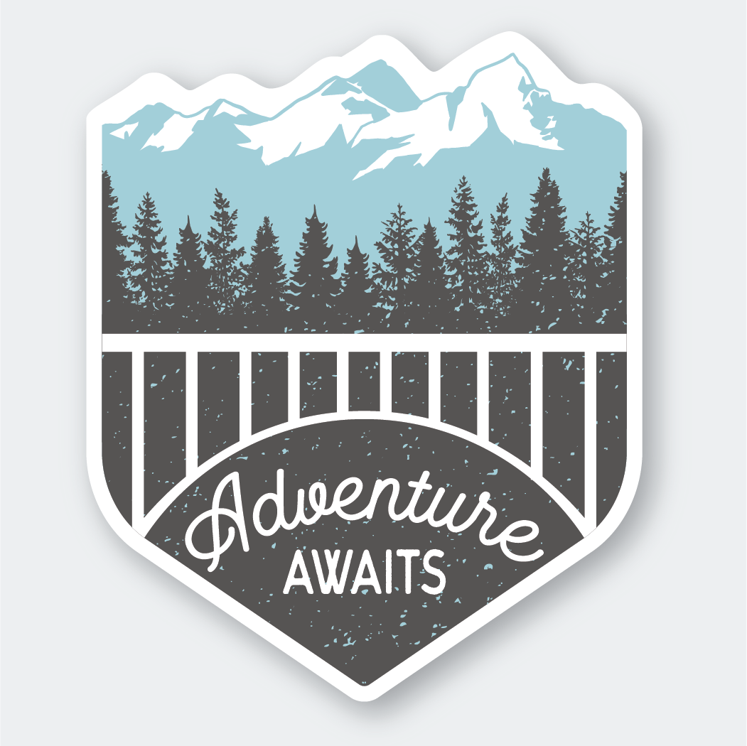 Adventure Awaits Sticker