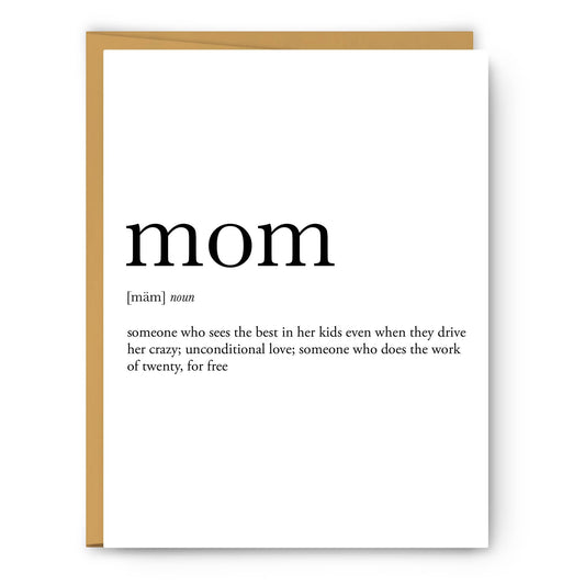 Mom Definition Card