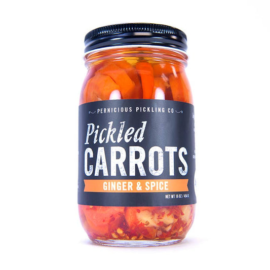 Pickled Carrots: Ginger and Spice (8oz)
