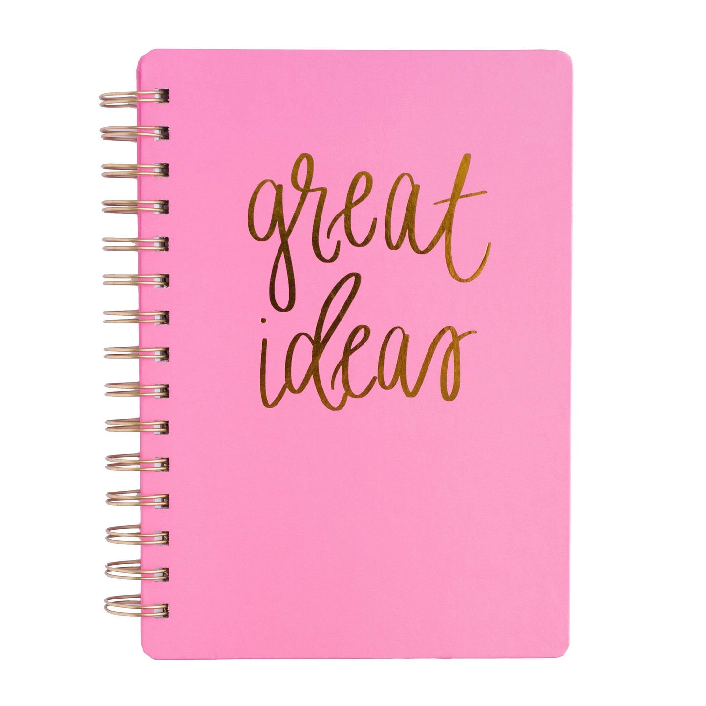 Great Ideas Pink Spiral Notebook