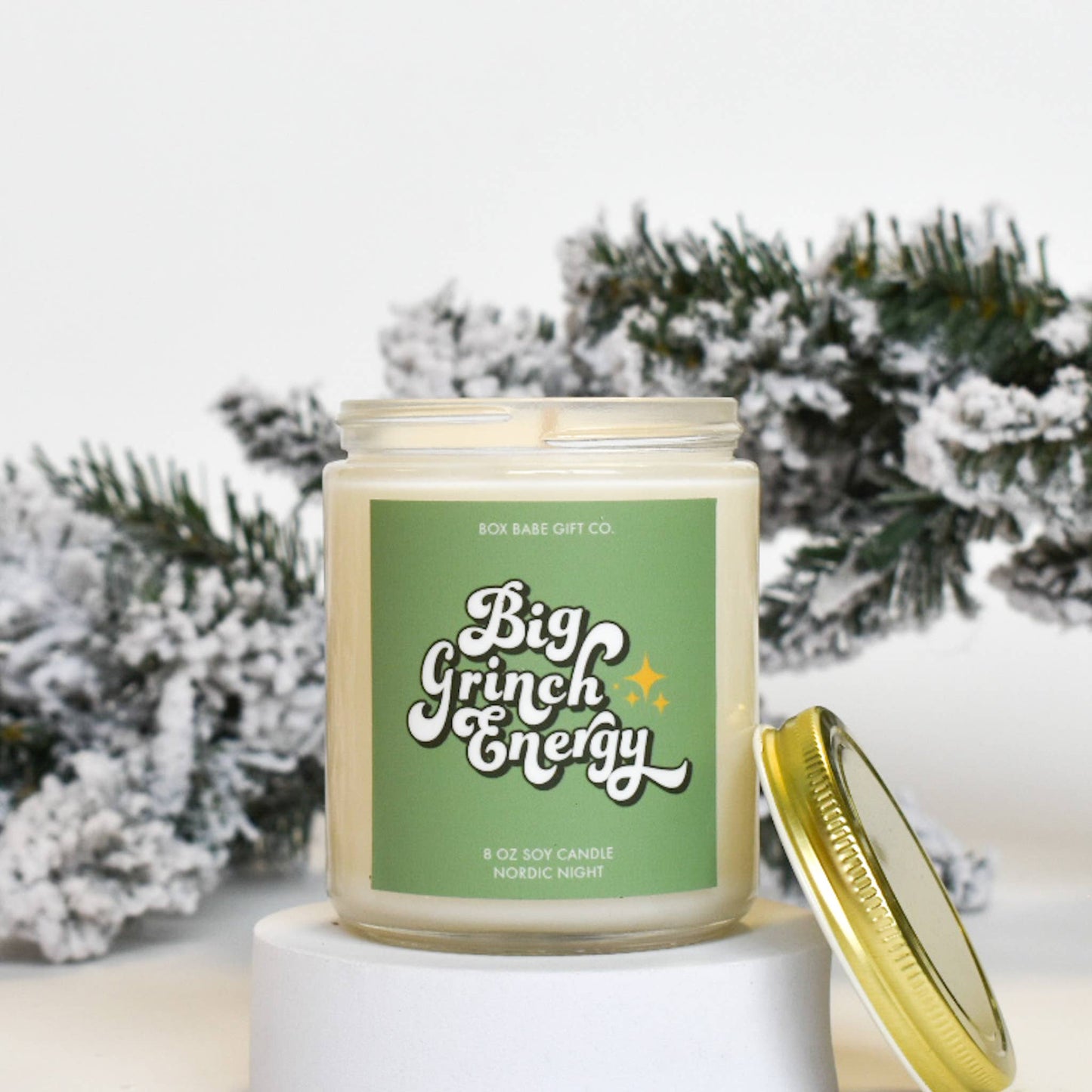 Big Grinch Energy | Christmas Soy Candle