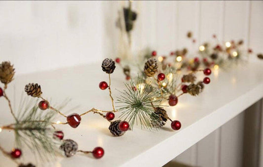 Christmas Garland, 6ft LED light holiday garland