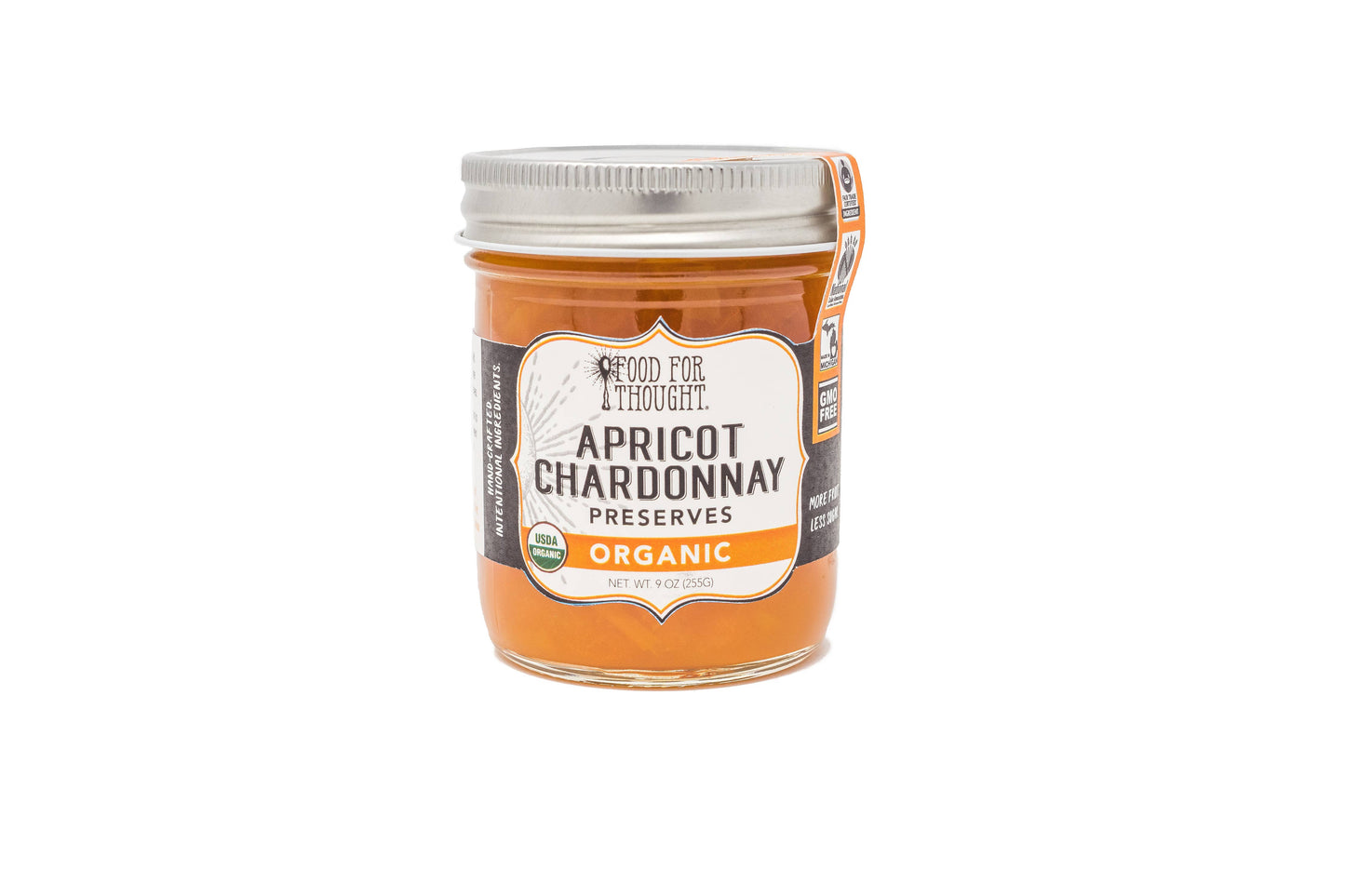 Organic Apricot Chardonnay Preserves