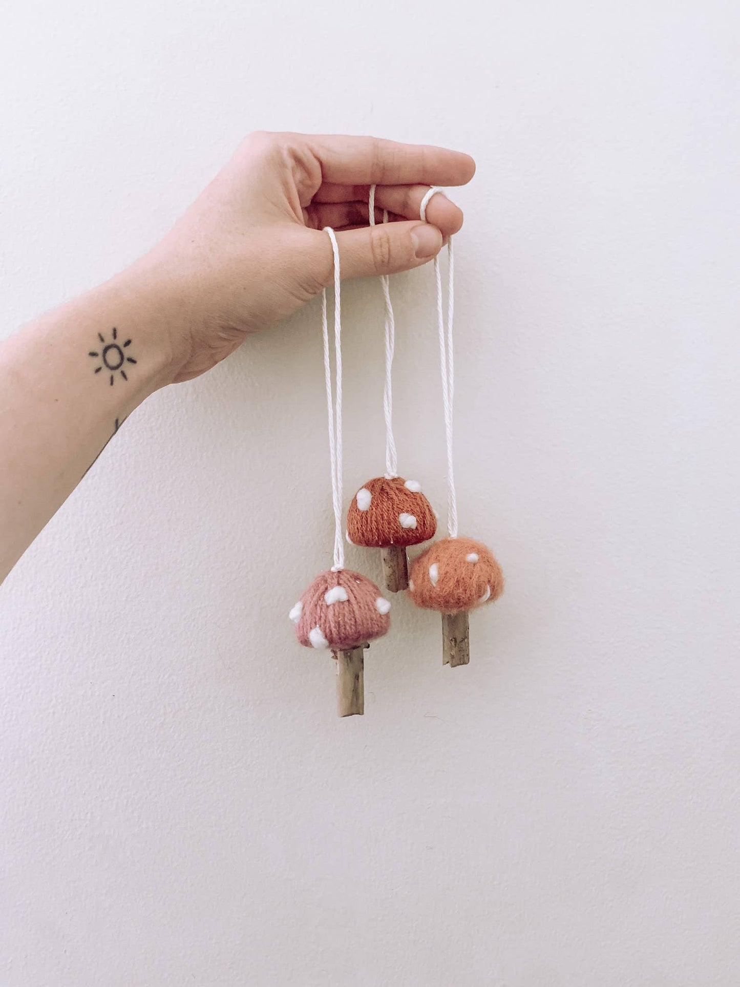 Handmade Mushroom Hanging Charm
