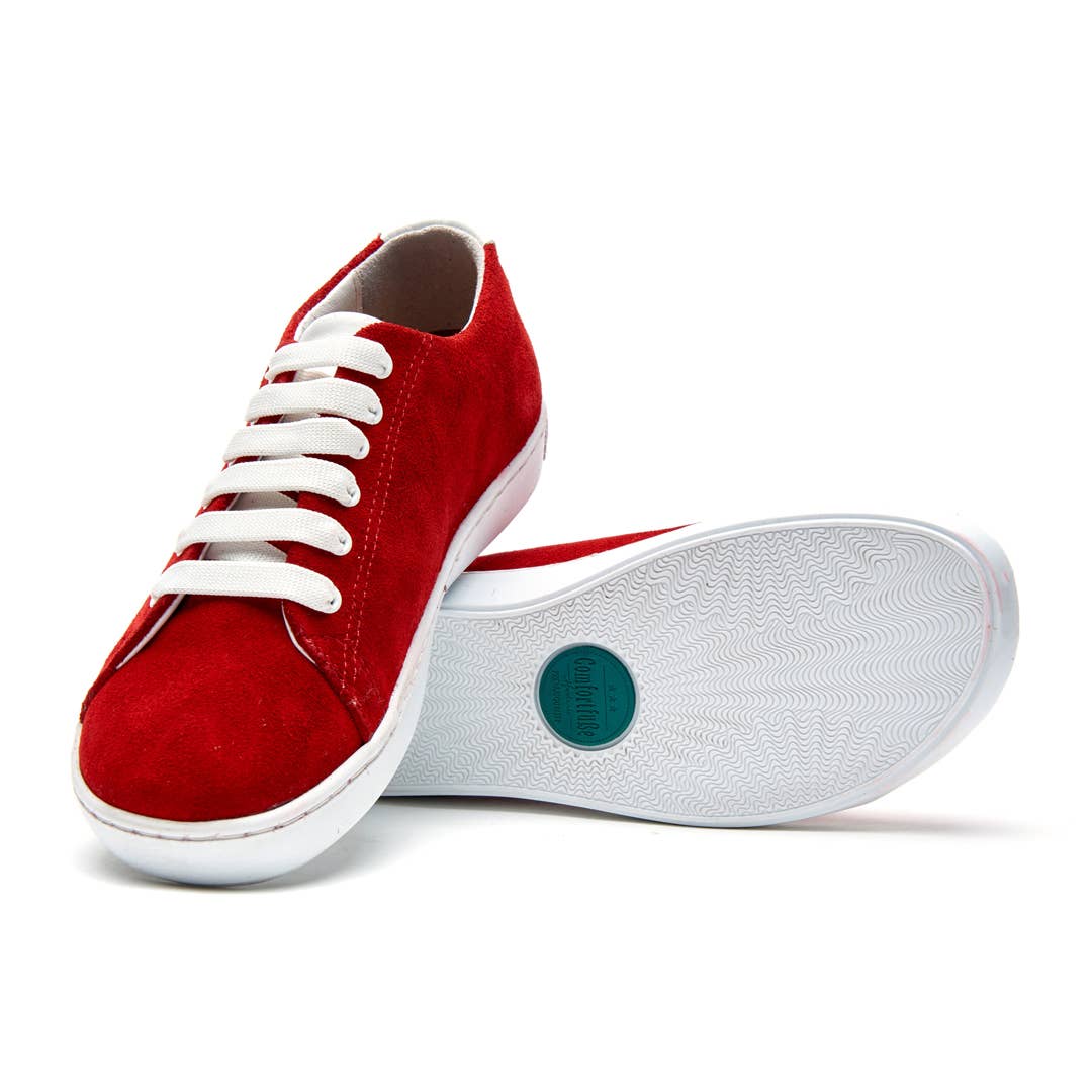 Sorel Handmade Leather Shoes-Red