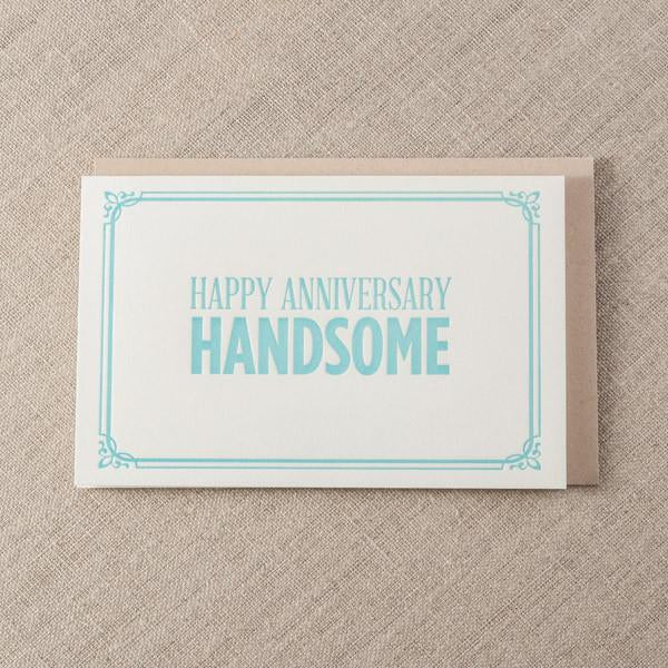 Anniversary Handsome Greeting Card