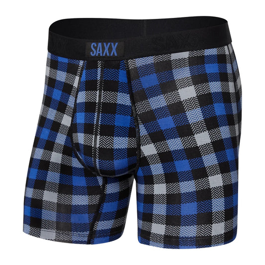 SAXX - Boxer Brief - Blue Flannel Check