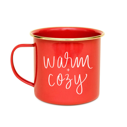 Warm & Cozy - Red Campfire Coffee Mug