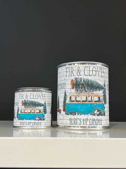 Christmas Paint Can Wax Candles