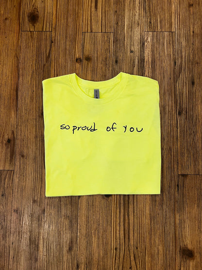 CK Exclusive So Proud Of You T-Shirt - Construction Yellow