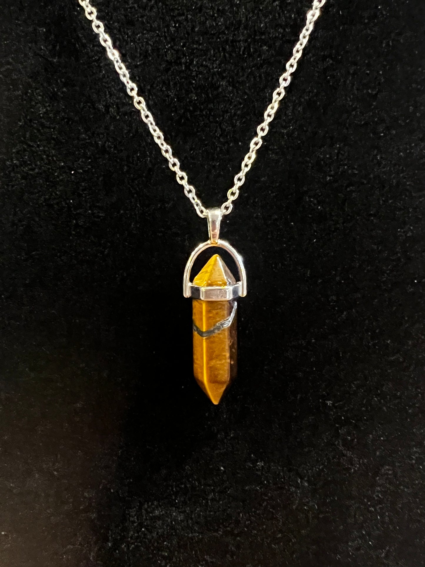 Wrapped Crystal Necklaces- MULTIPLE COLORS