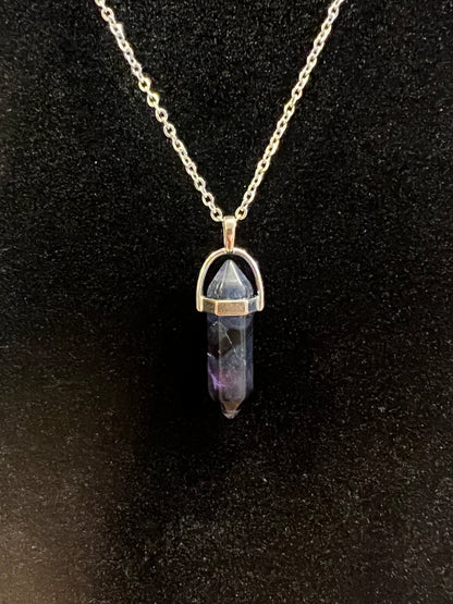 Wrapped Crystal Necklaces- MULTIPLE COLORS