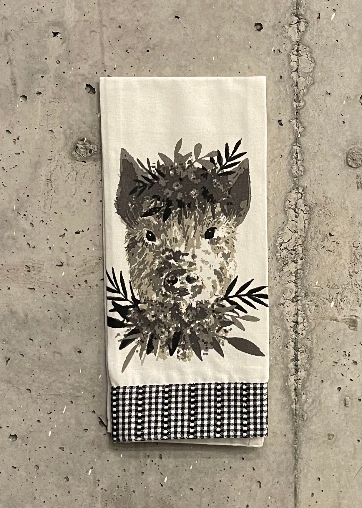 Great G-Ma's Barn Animal Embellished Dish Towels