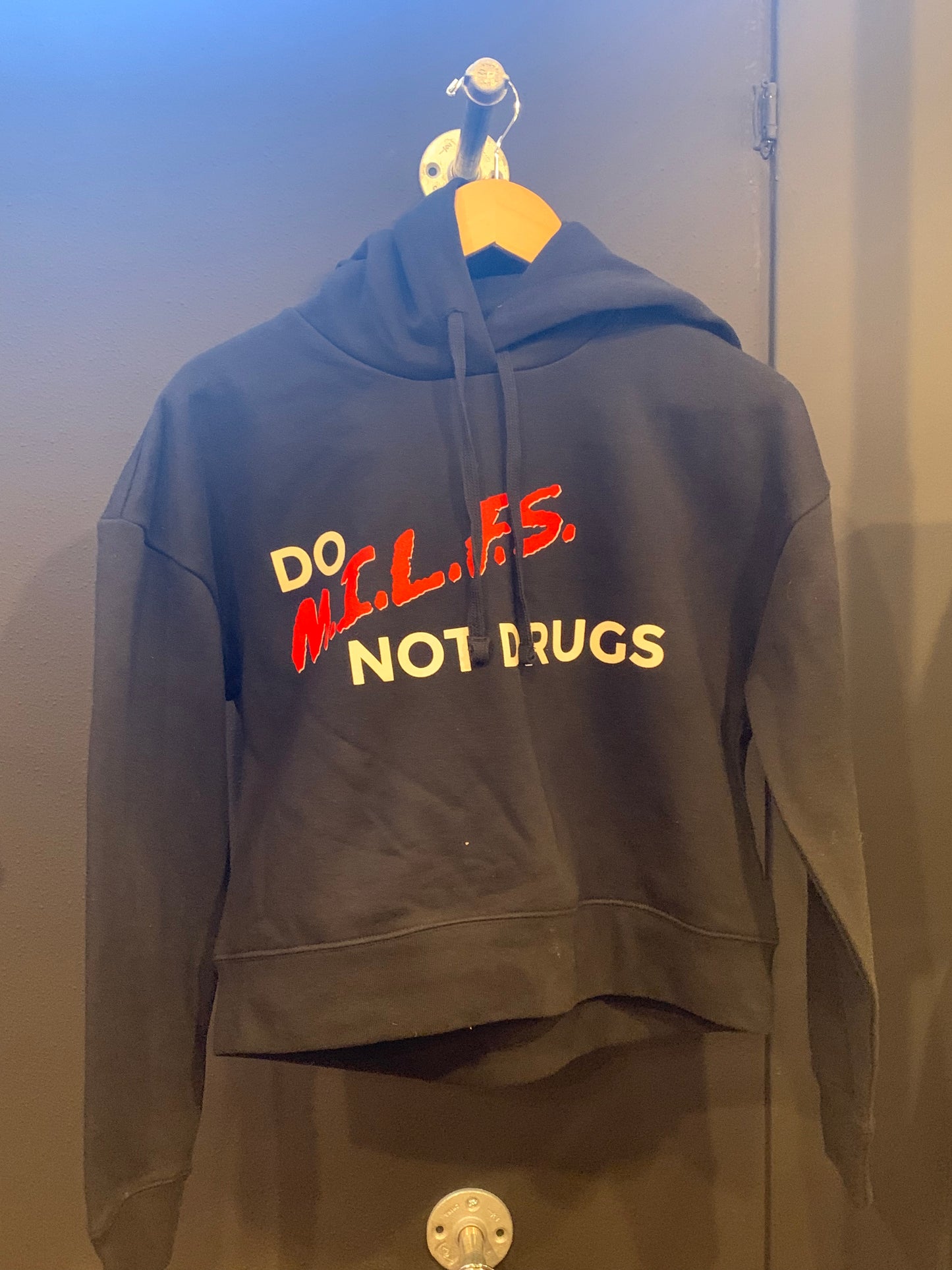 Cropped Do M.I.L.F.S. Not Drugs Hoodie