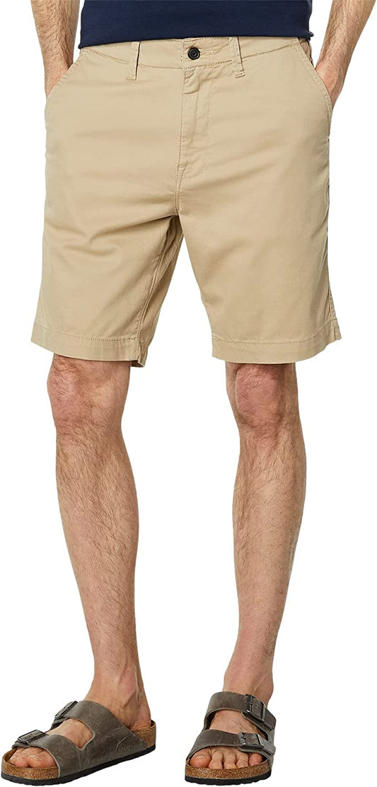Lucky Brand 9" Stretch Twill Flat Front Shorts
