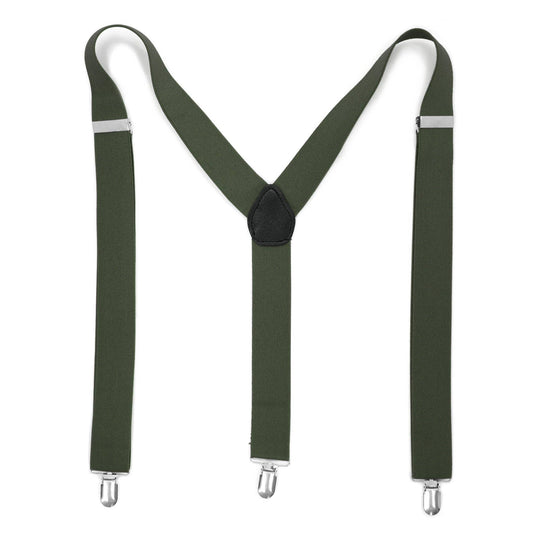 Ferrecci - Hunter Green Vintage Style Unisex Suspenders